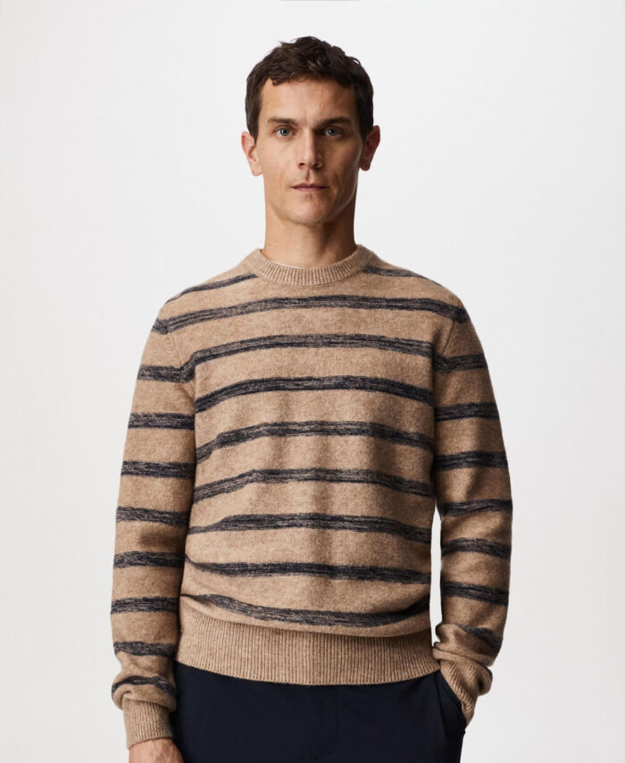 ژاکت بافت راه راه