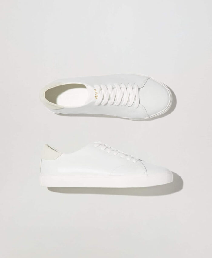 کفش کتانی چرمی توری